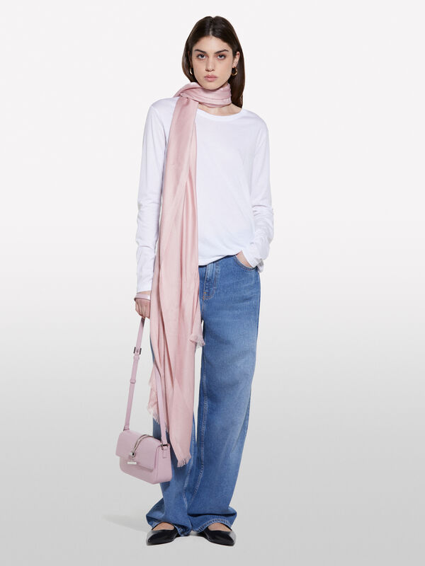 T-shirt a maniche lunghe bianca - t-shirt a manica lunga da donna | Sisley