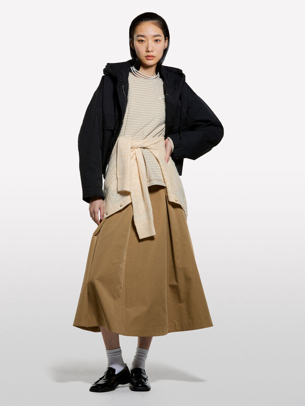 Giubbotto over con cappuccio - sisley k giacche e giubbotti | Sisley K