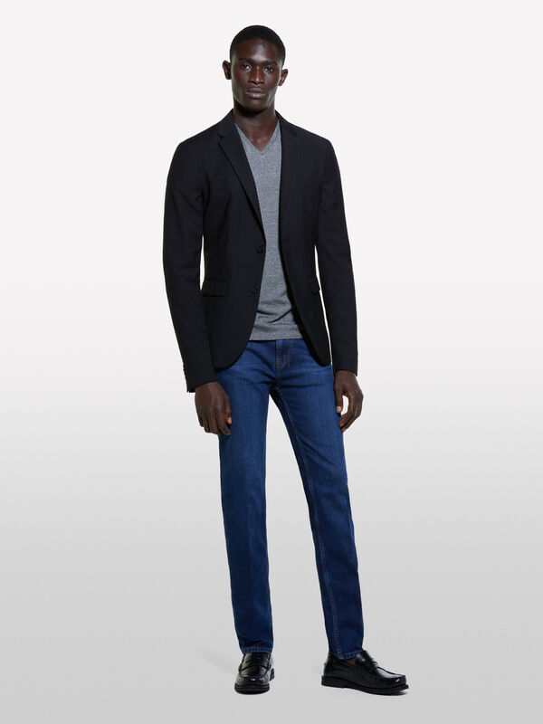 Jeans Zurich blu scuro skinny fit - jeans skinny fit da uomo | Sisley