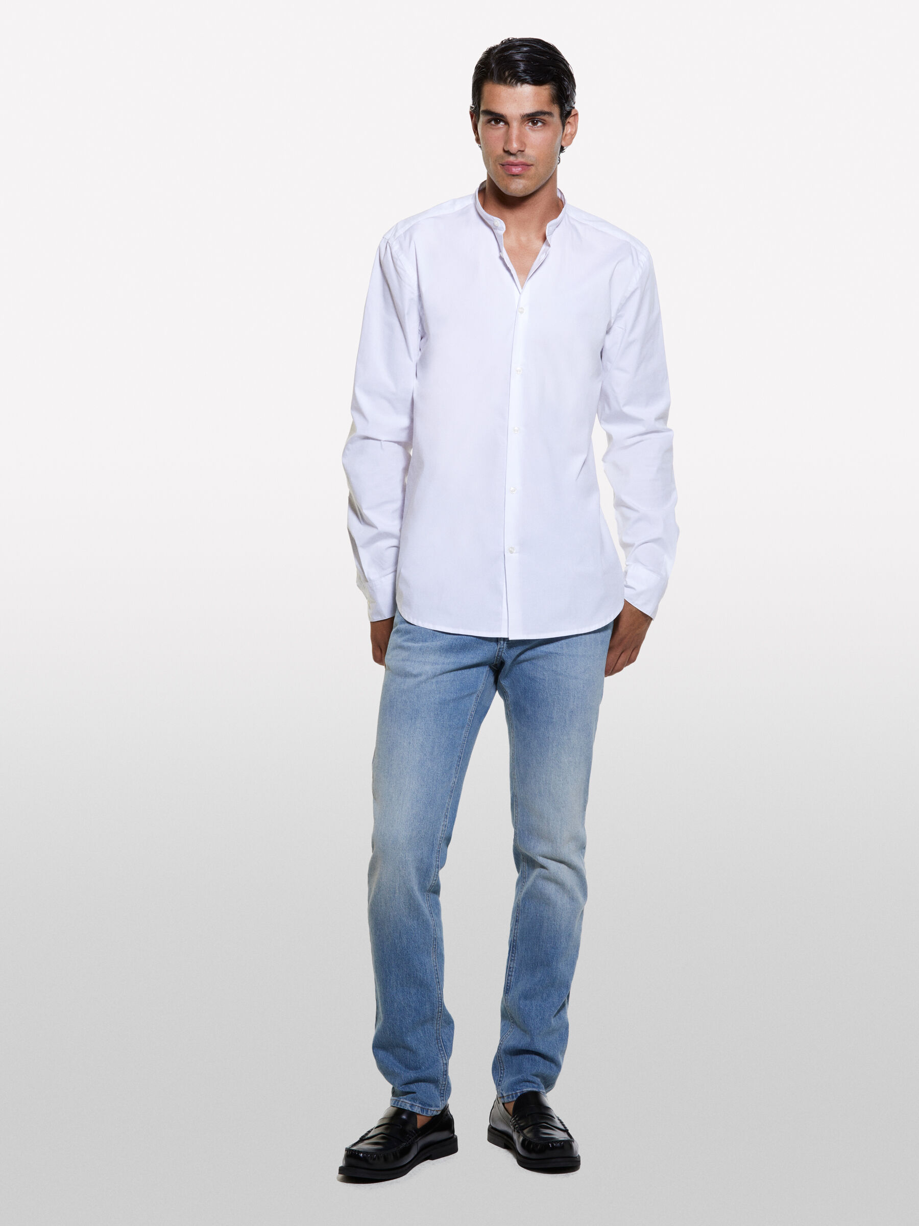 Sisley camicie uomo top