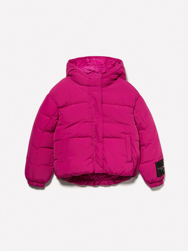 Giubbotto imbottito fucsia over fit - capispalla da bambina | Sisley Young