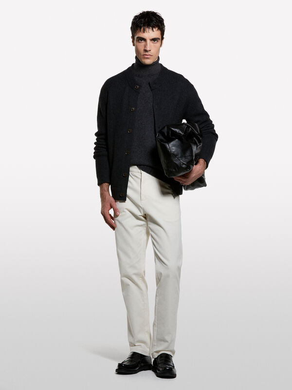 Maglia girocollo in misto lana - maglie girocollo da uomo | Sisley