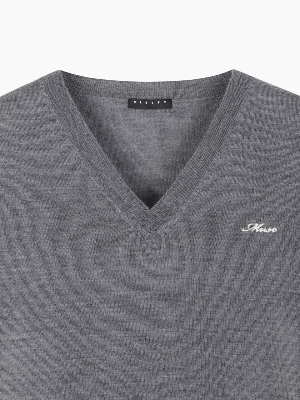 MAGLIA SCOLLO V M/M Donna image number null