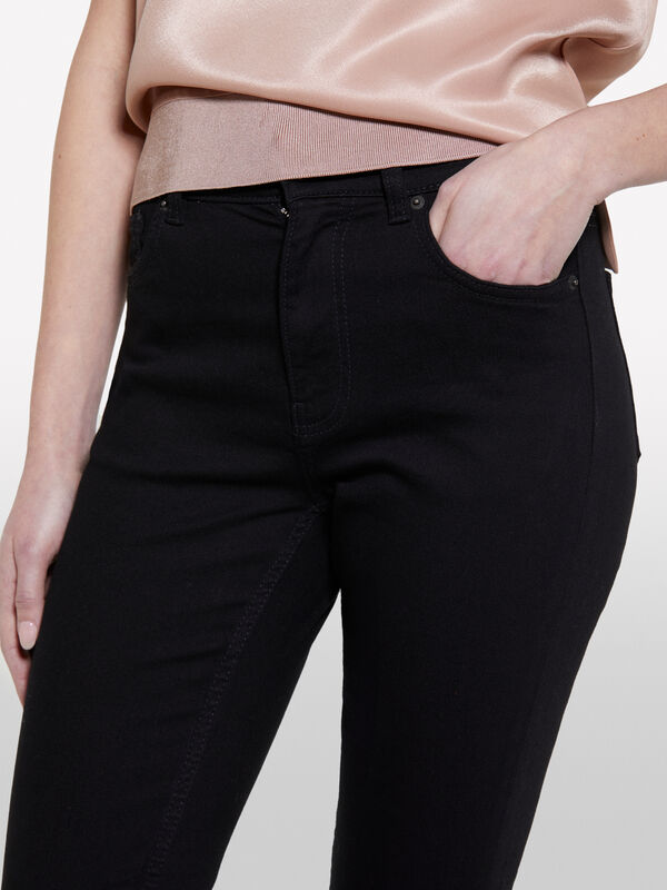Jeans Style 69 slim fit nero - jeans slim fit da donna | Sisley