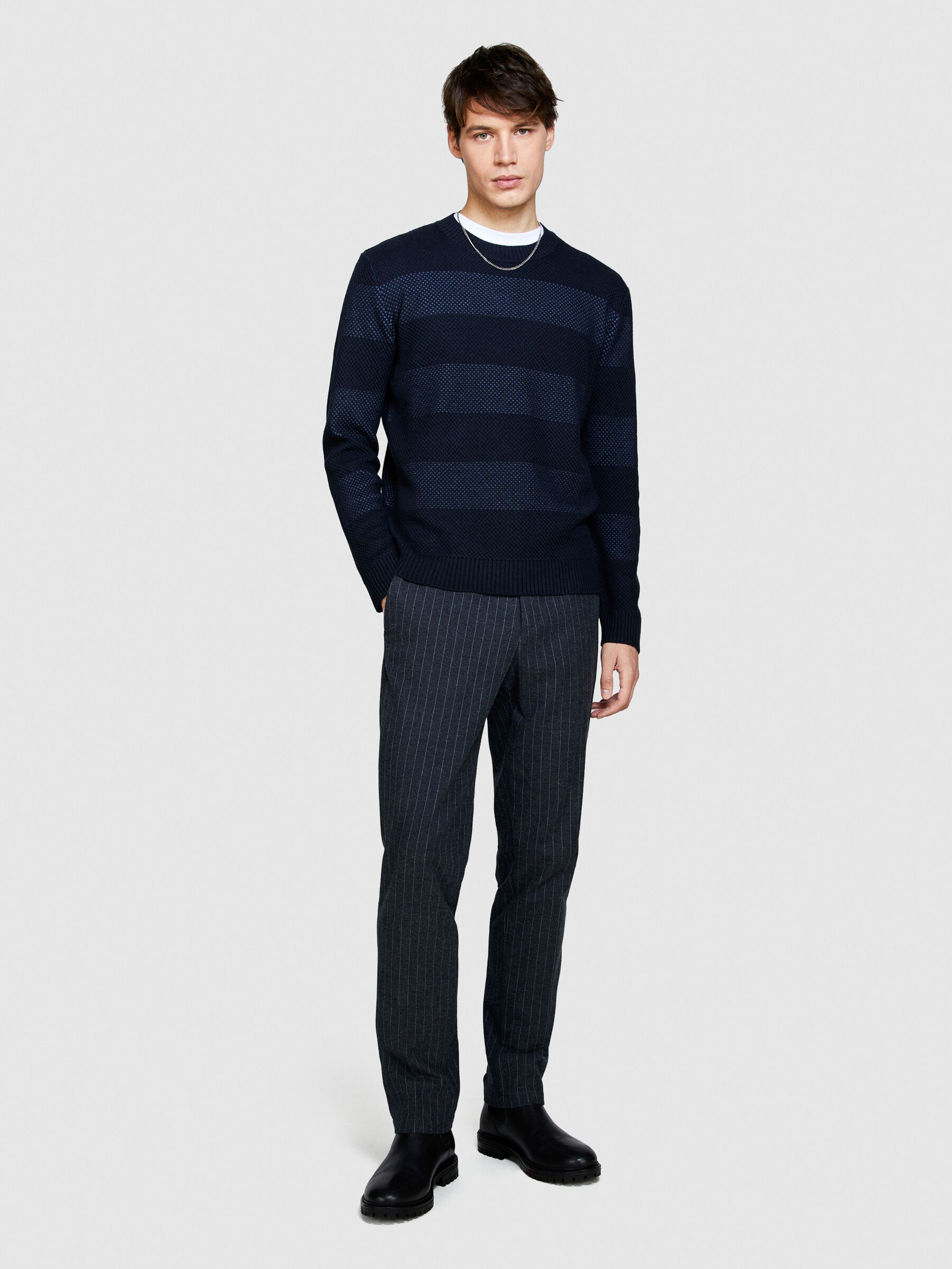Maglia a righe uomo shop