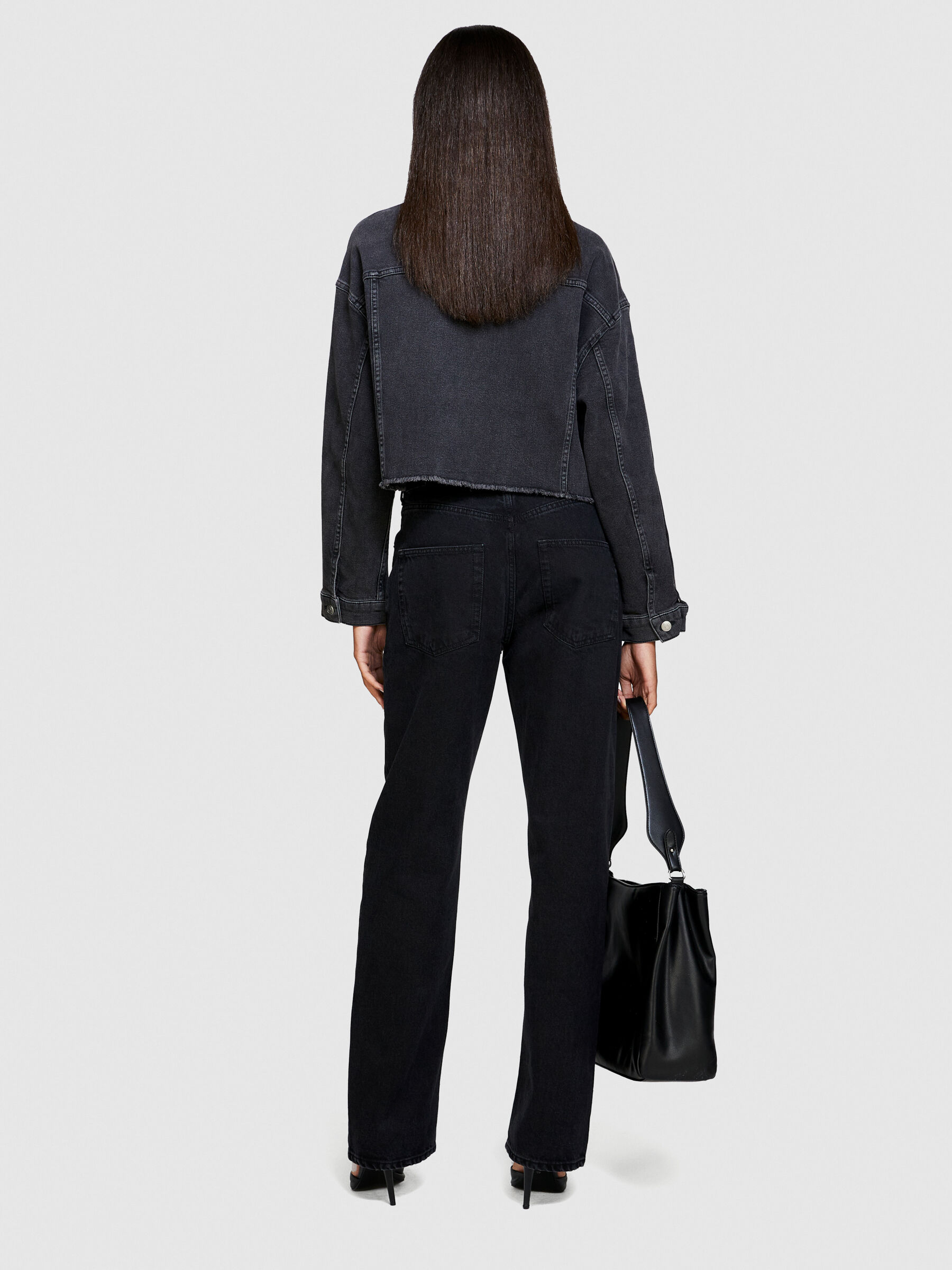 Giubbino jeans sisley online