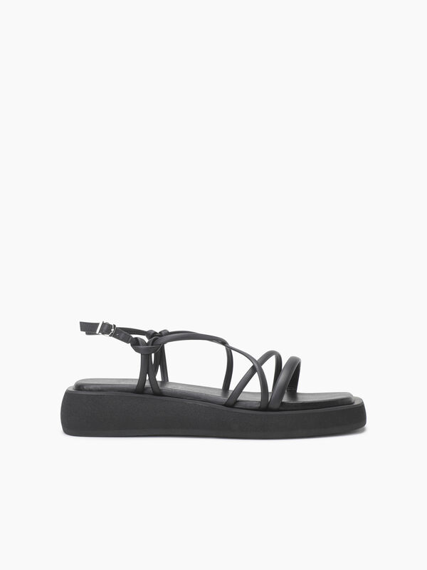 Sandali neri 100% pelle - sisley k sandali e ciabatte | Sisley K