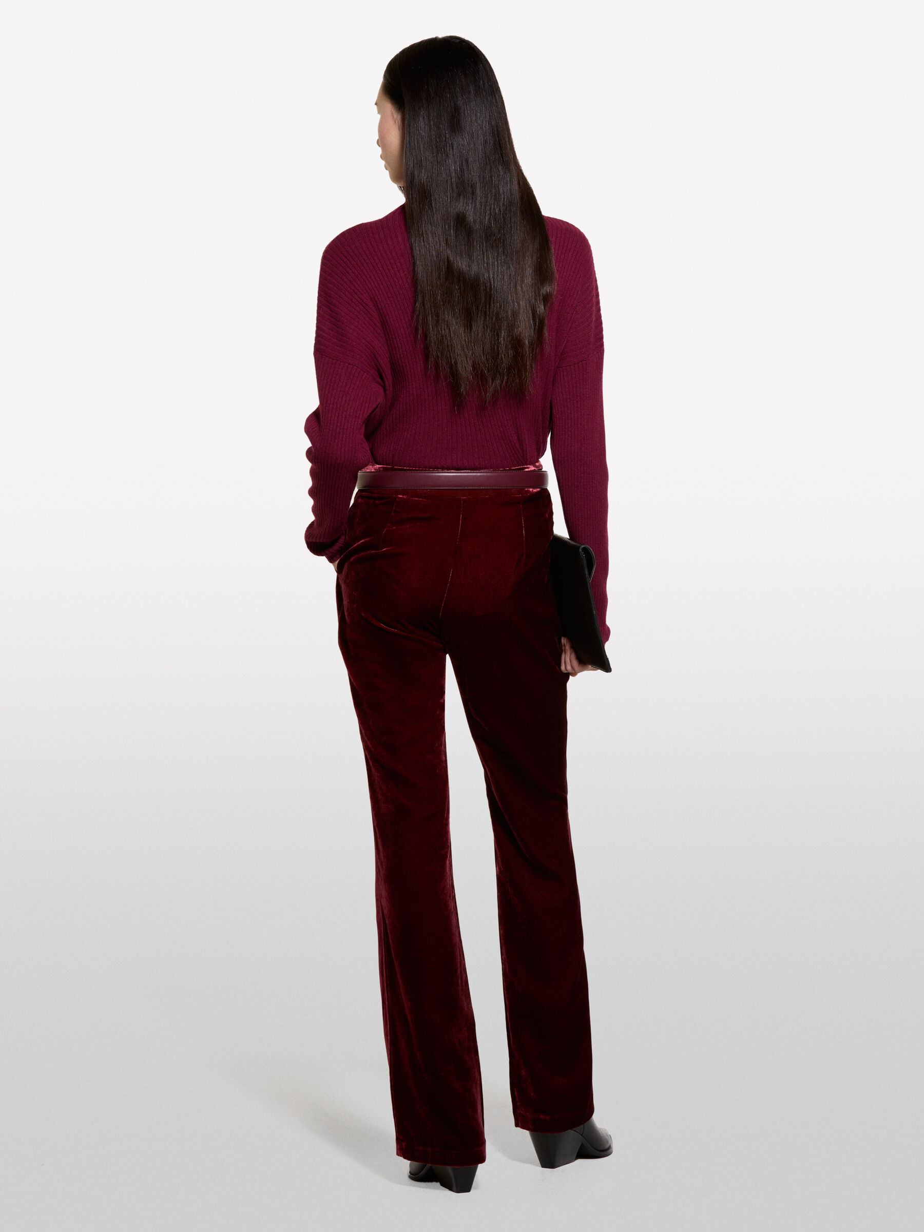 Maglia bordeaux over fit Bordeaux Sisley