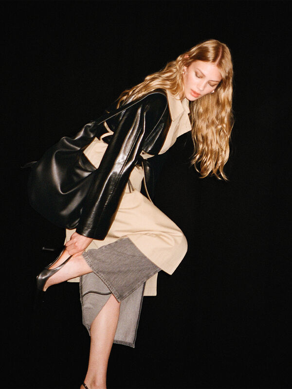 Trench con contrasto - trench e impermeabili da donna | Sisley