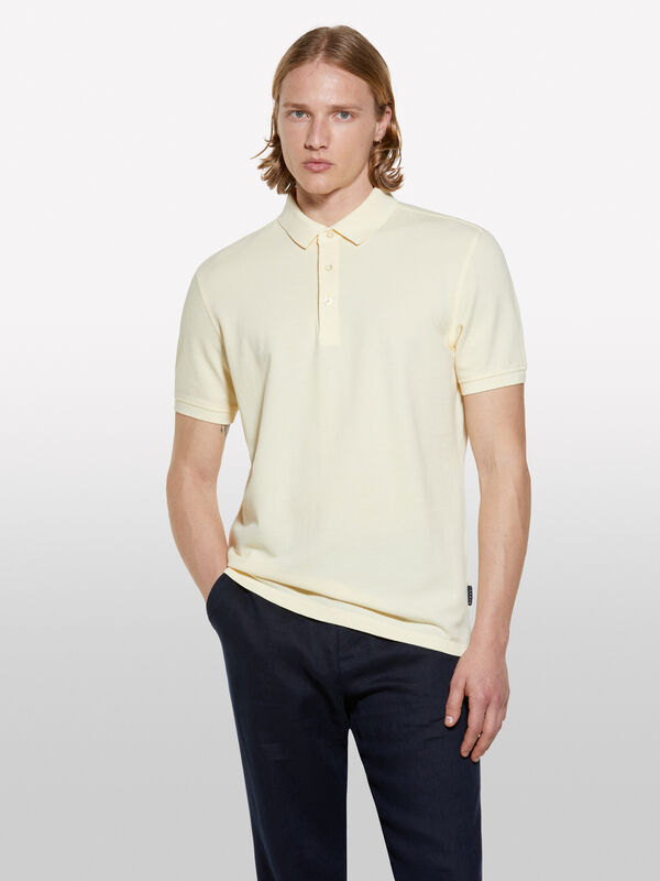 Polo crema 100% cotone - polo da uomo | Sisley