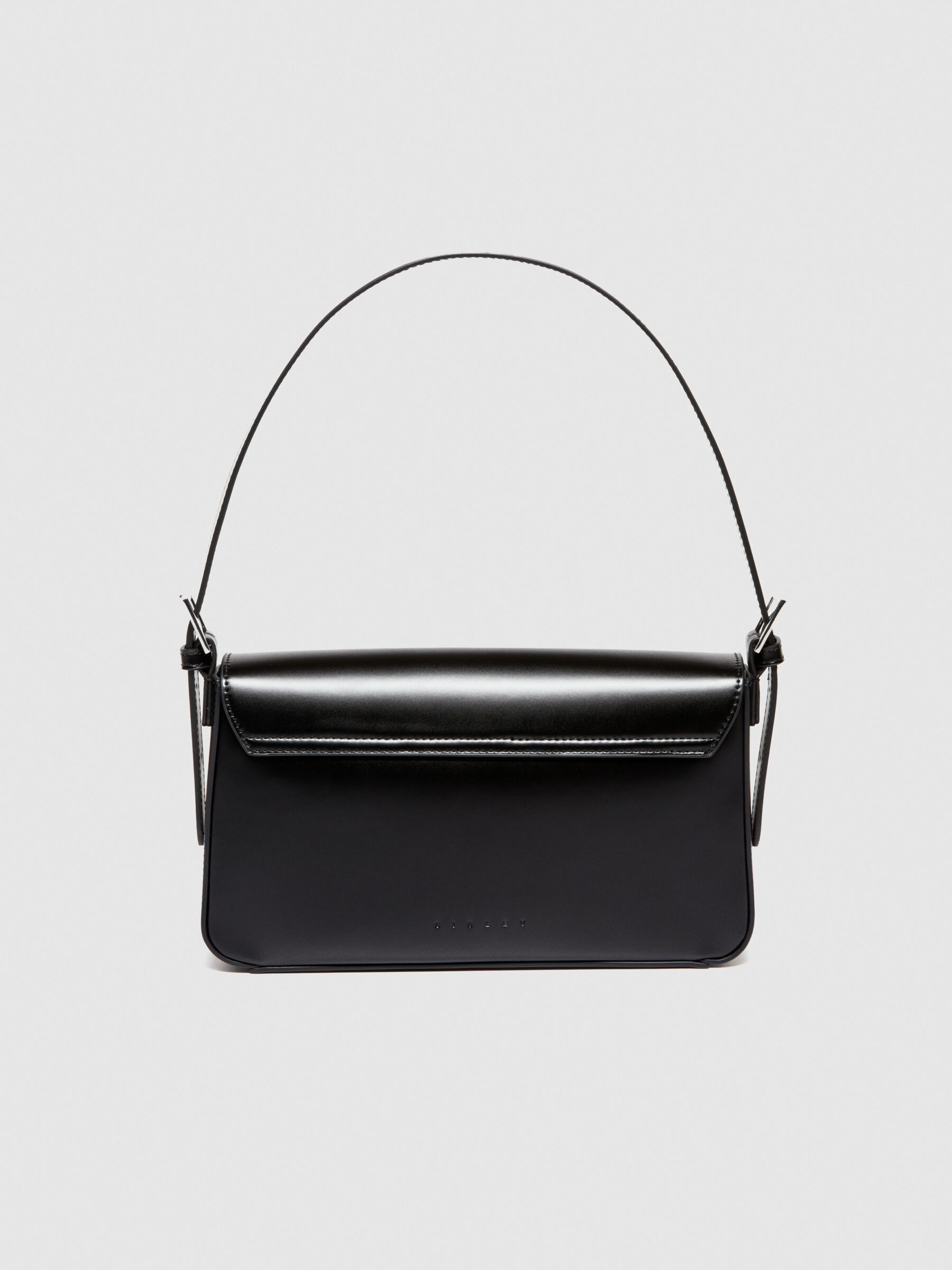 Borsa a spalla con catena Nero Donna Sisley