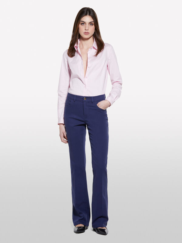 Camicia rosa slim fit - camicie da donna | Sisley