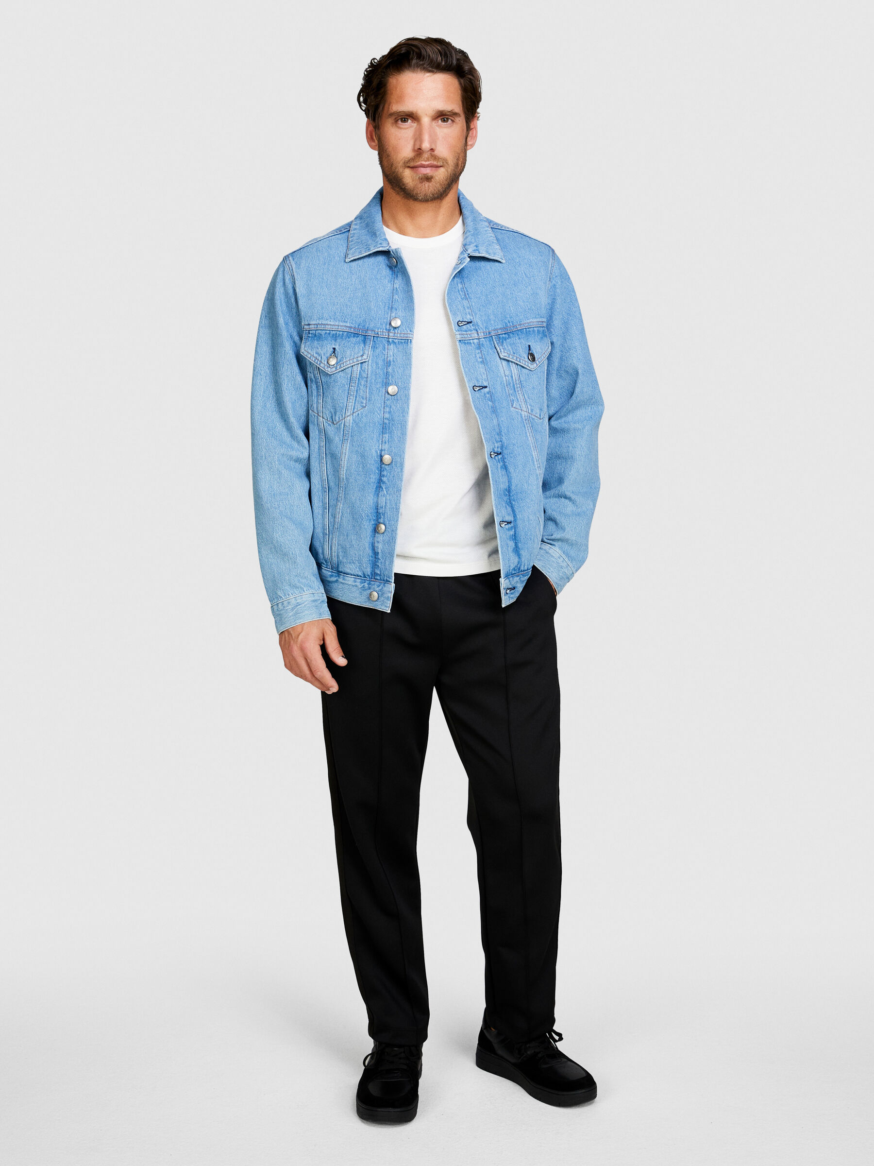 Giacca jeans sisley online