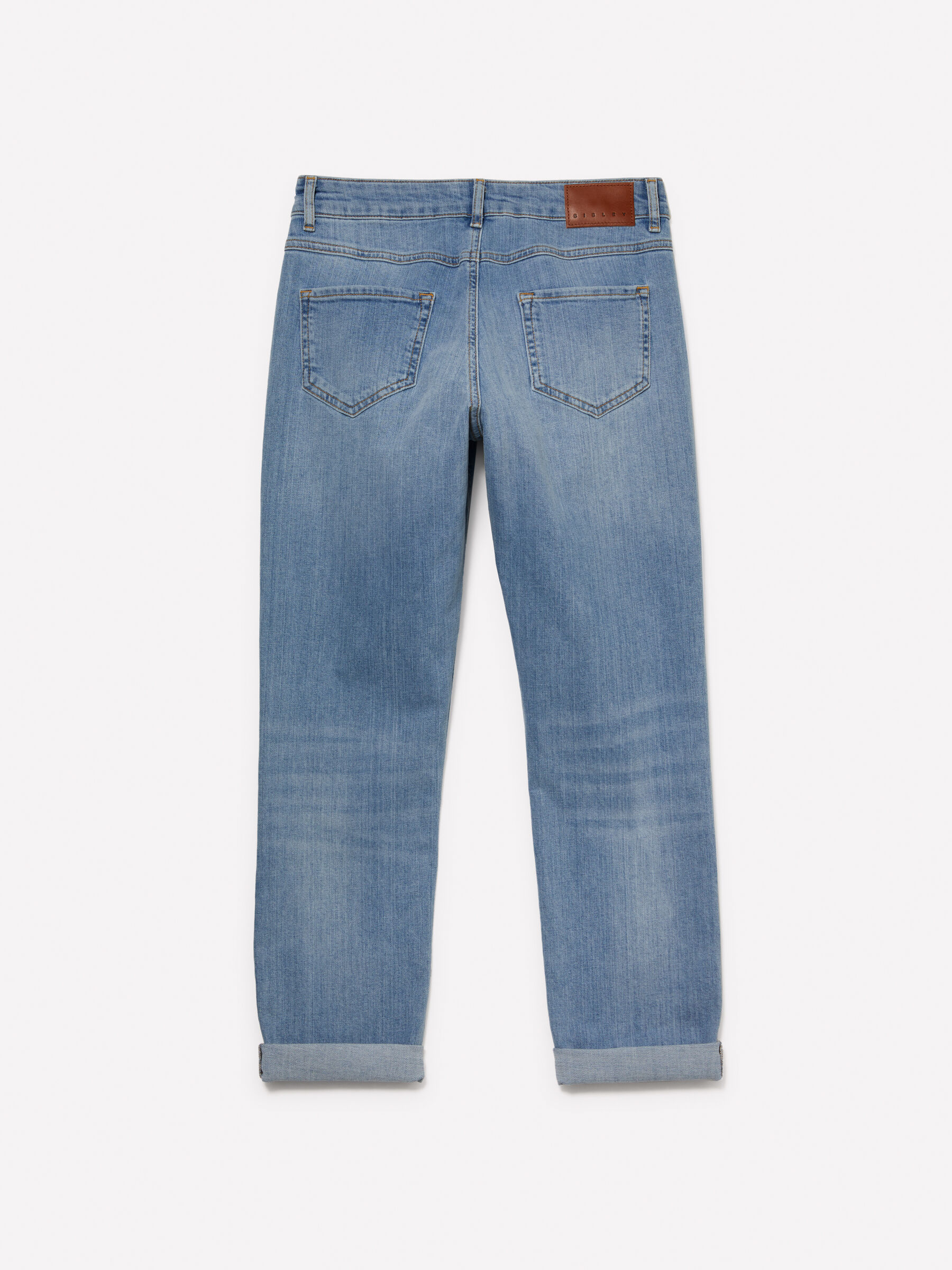 Jeans Varsavia blu regular fit con risvolto Blu Sisley