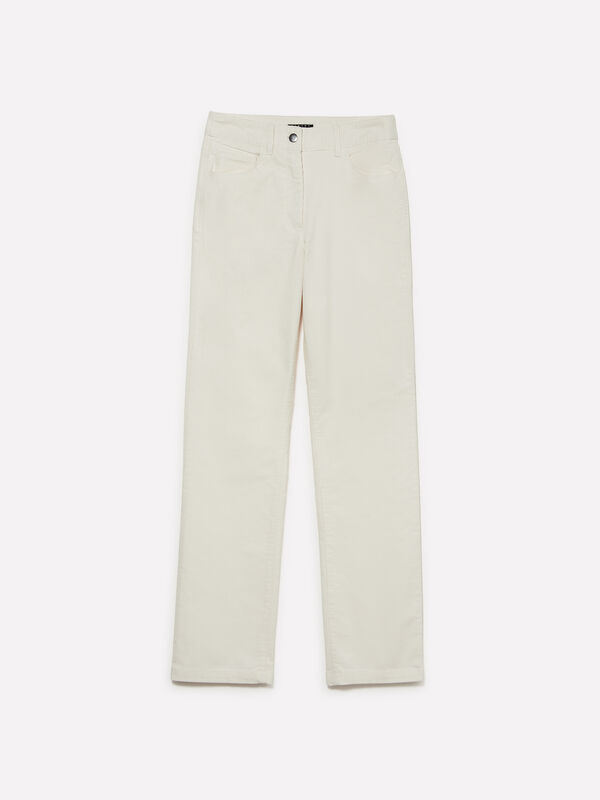 Pantaloni in velluto a costine color - null | Sisley