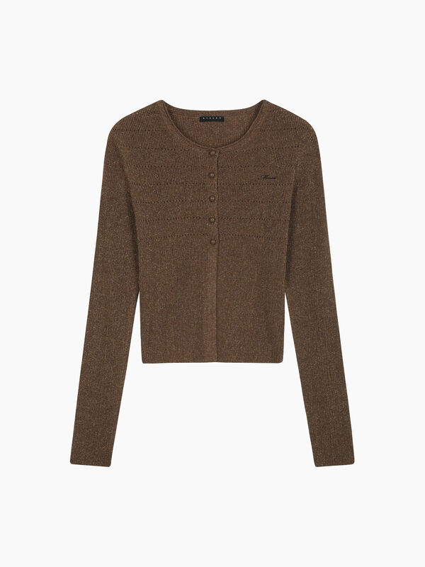Cardigan con lurex - sisley k cardigan | Sisley K