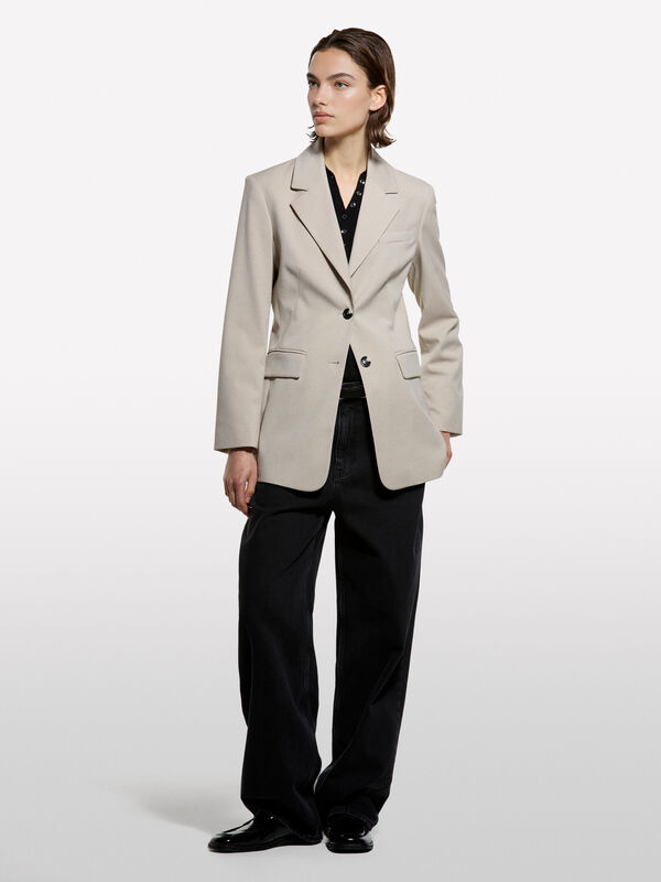 Blazer lungo slim fit - blazer da donna | Sisley