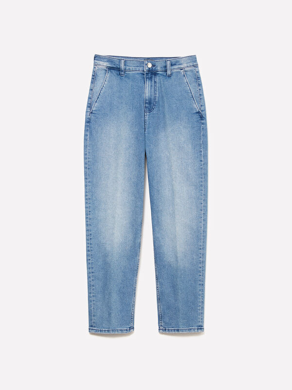 Jeans Style 71 chino slim fit blu - jeans slim fit da donna | Sisley