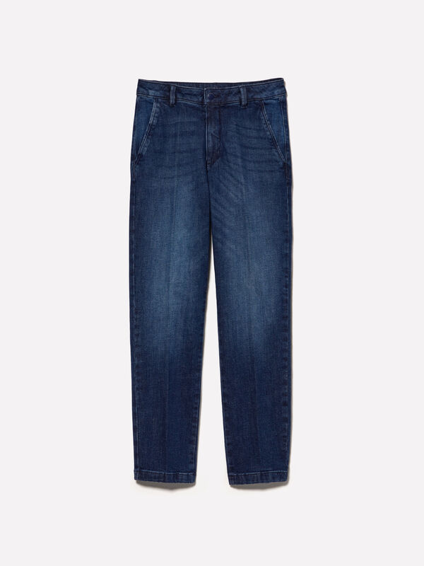 Jeans Ankara blu scuro slim fit - jeans slim fit da donna | Sisley