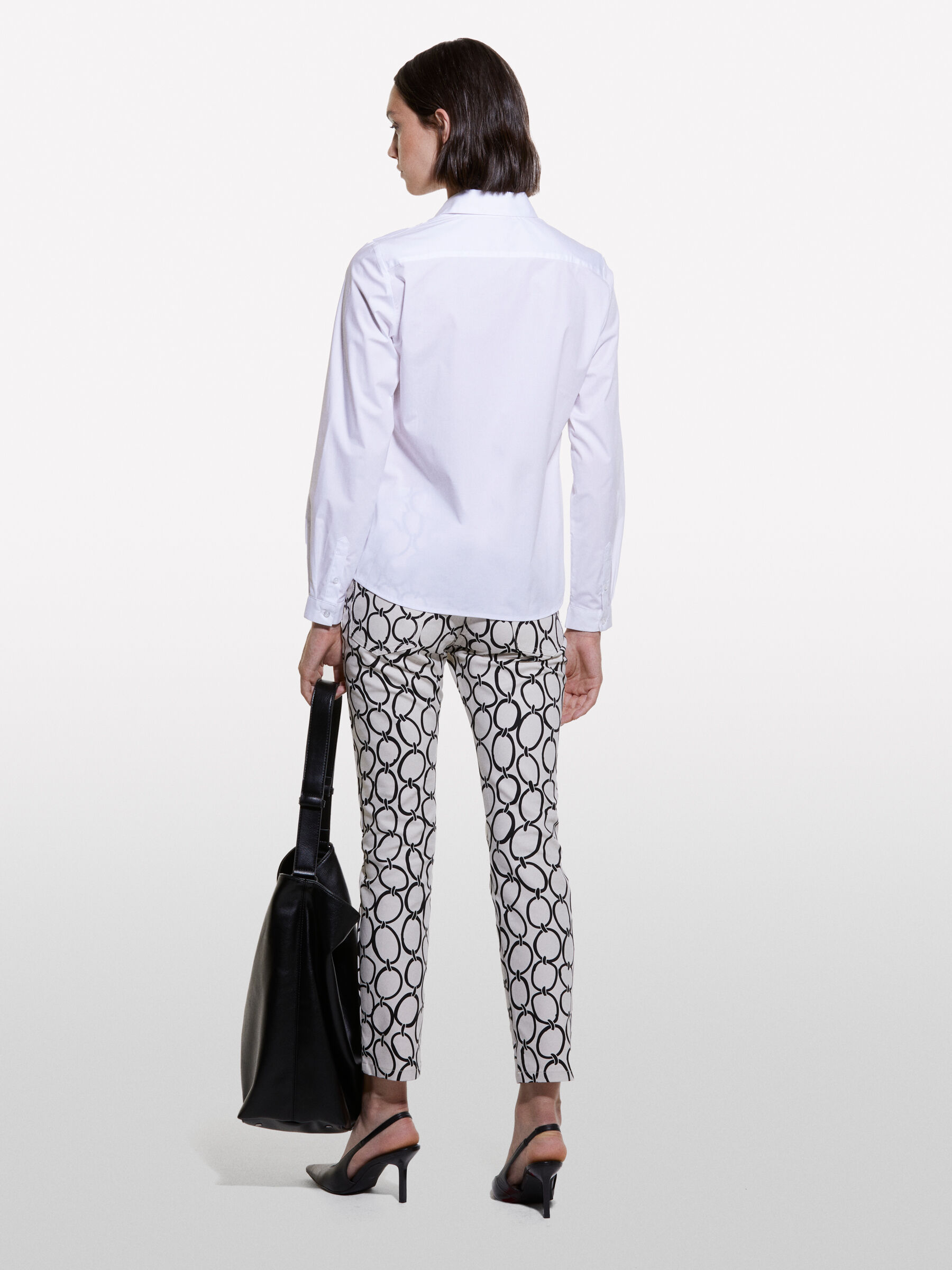 Camicia bianca regular fit Bianco Sisley
