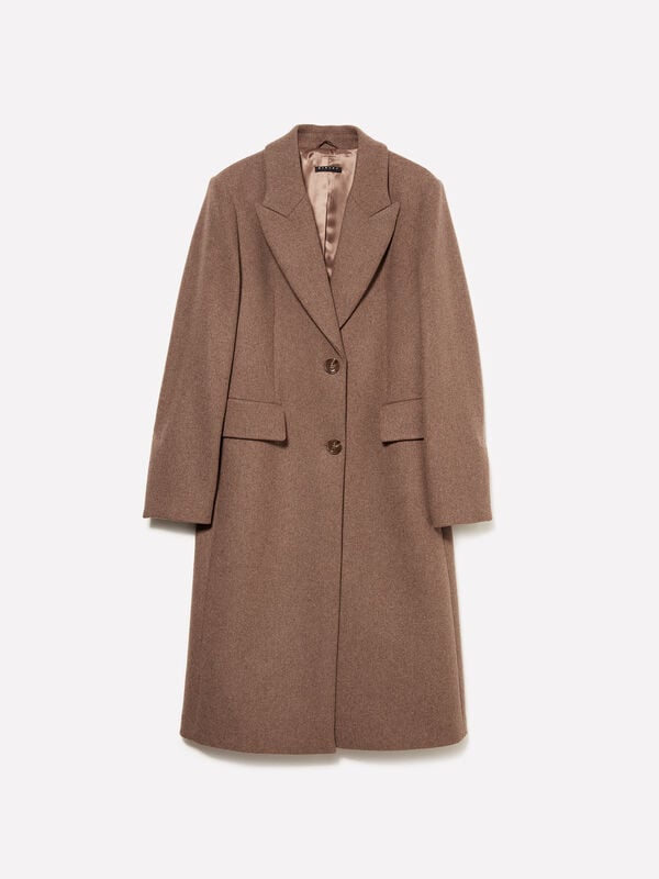 Cappotto monopetto marrone - cappotti da donna | Sisley