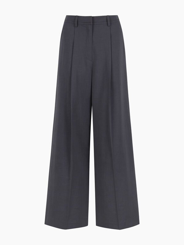 Pantaloni flare fit grigio scuro  - sisley k pantaloni flare | Sisley K