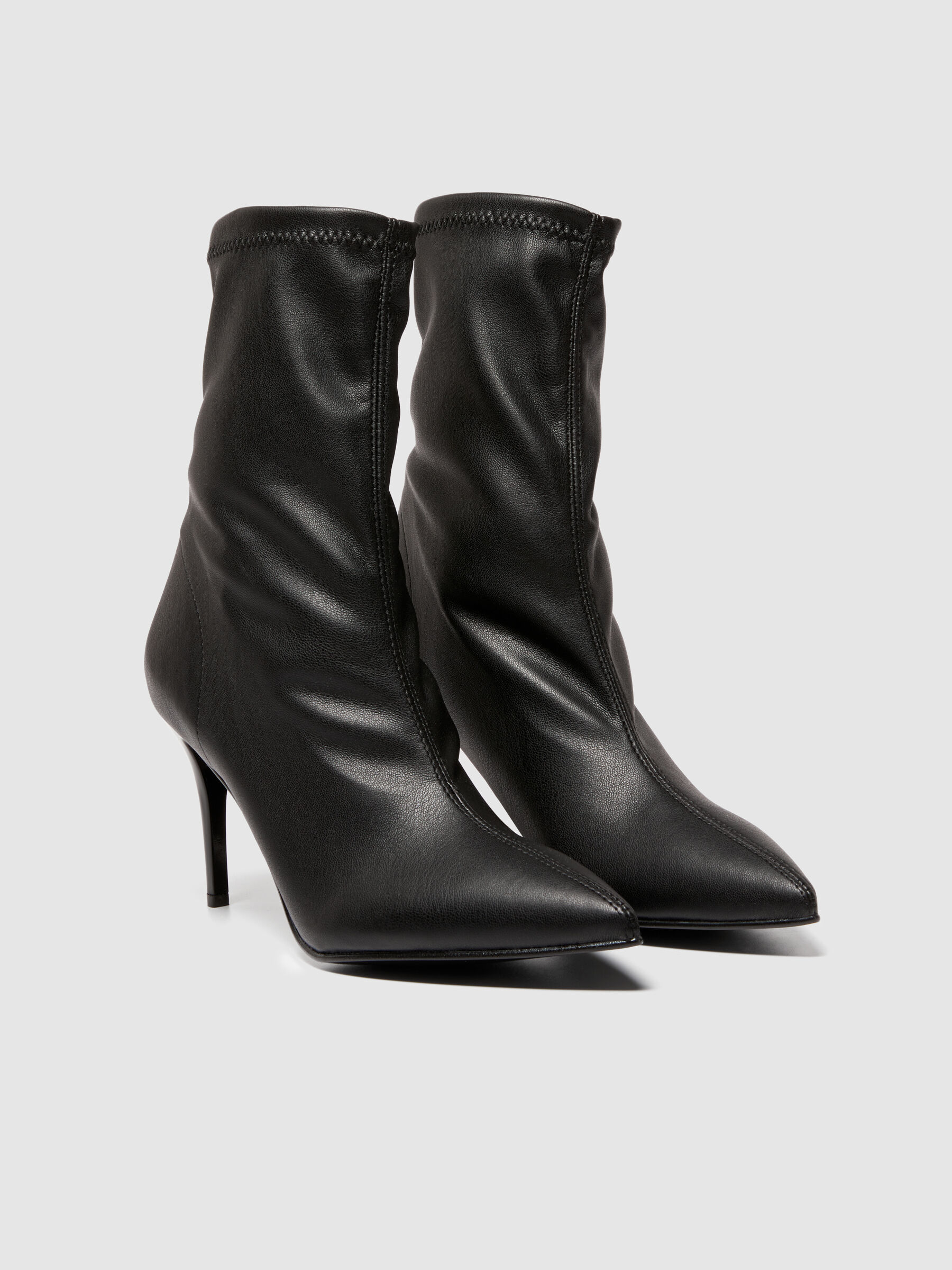 Tronchetti elasticizzati con tacco best sale