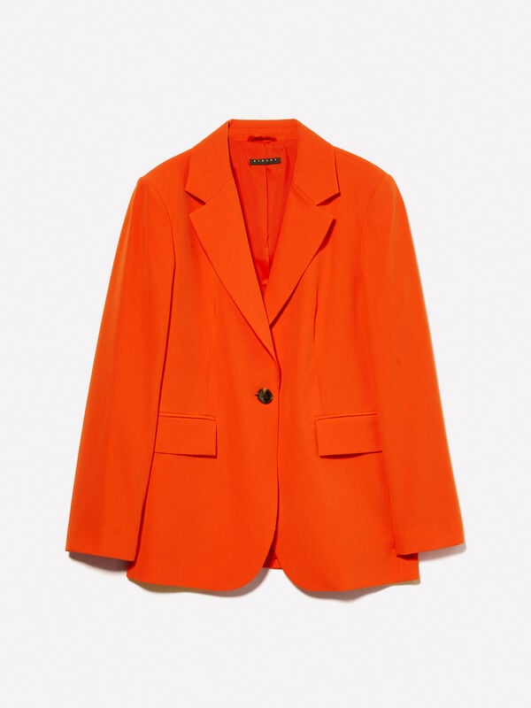 Blazer regular fit arancione Blazer regular fit arancione - blazer da donna | Sisley