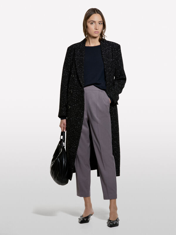 Maglia blu scuro con scollo a barca - maglie scollo a barchetta da donna | Sisley