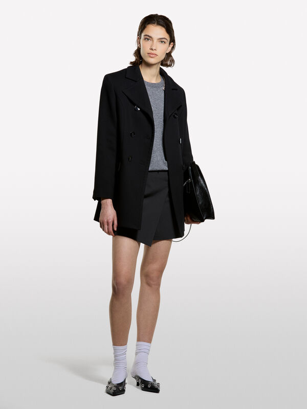 Gonna pantalone nera - minigonne donna | Sisley