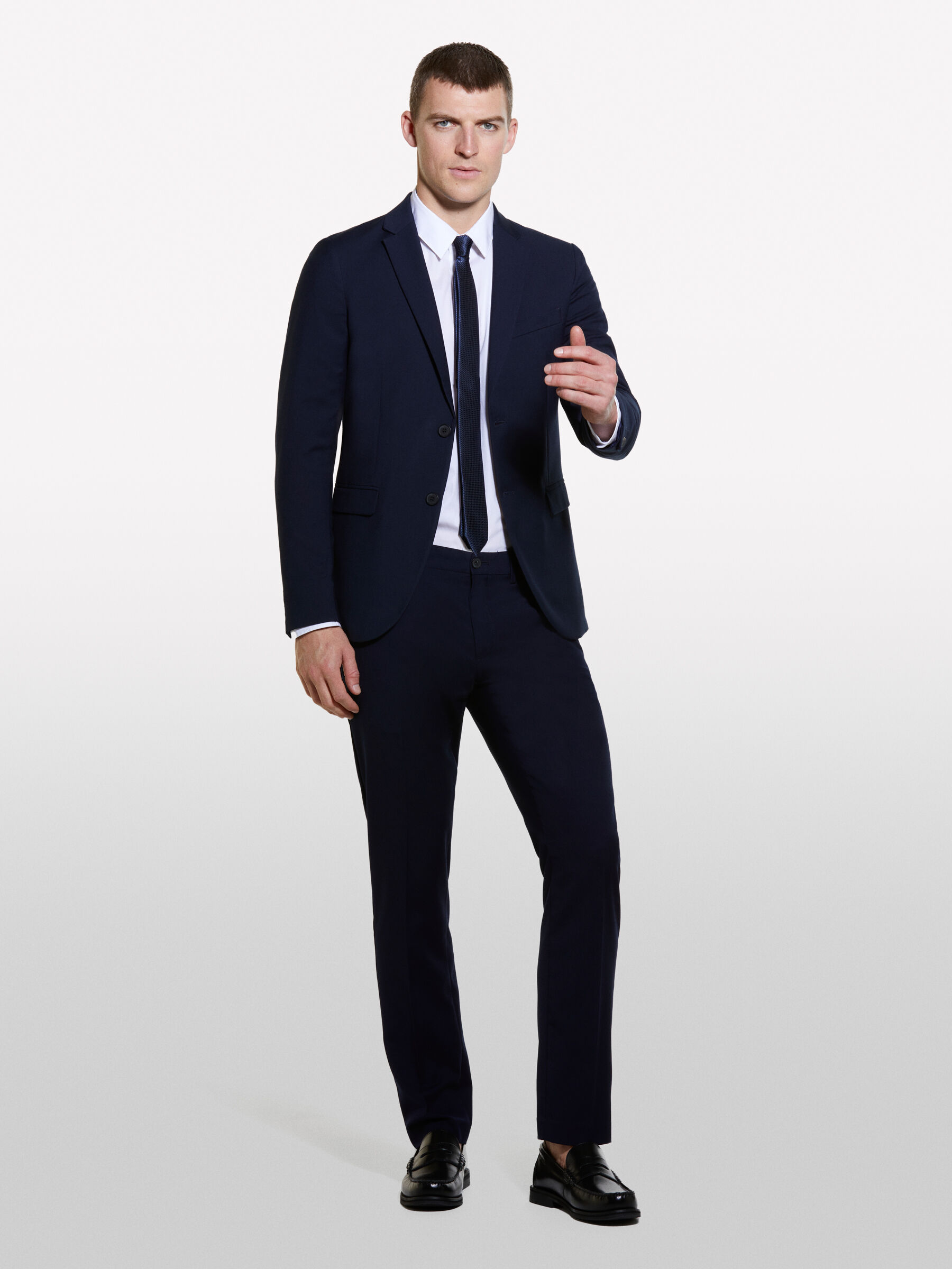 Blazer formale blu scuro slim fit Blu Scuro Sisley
