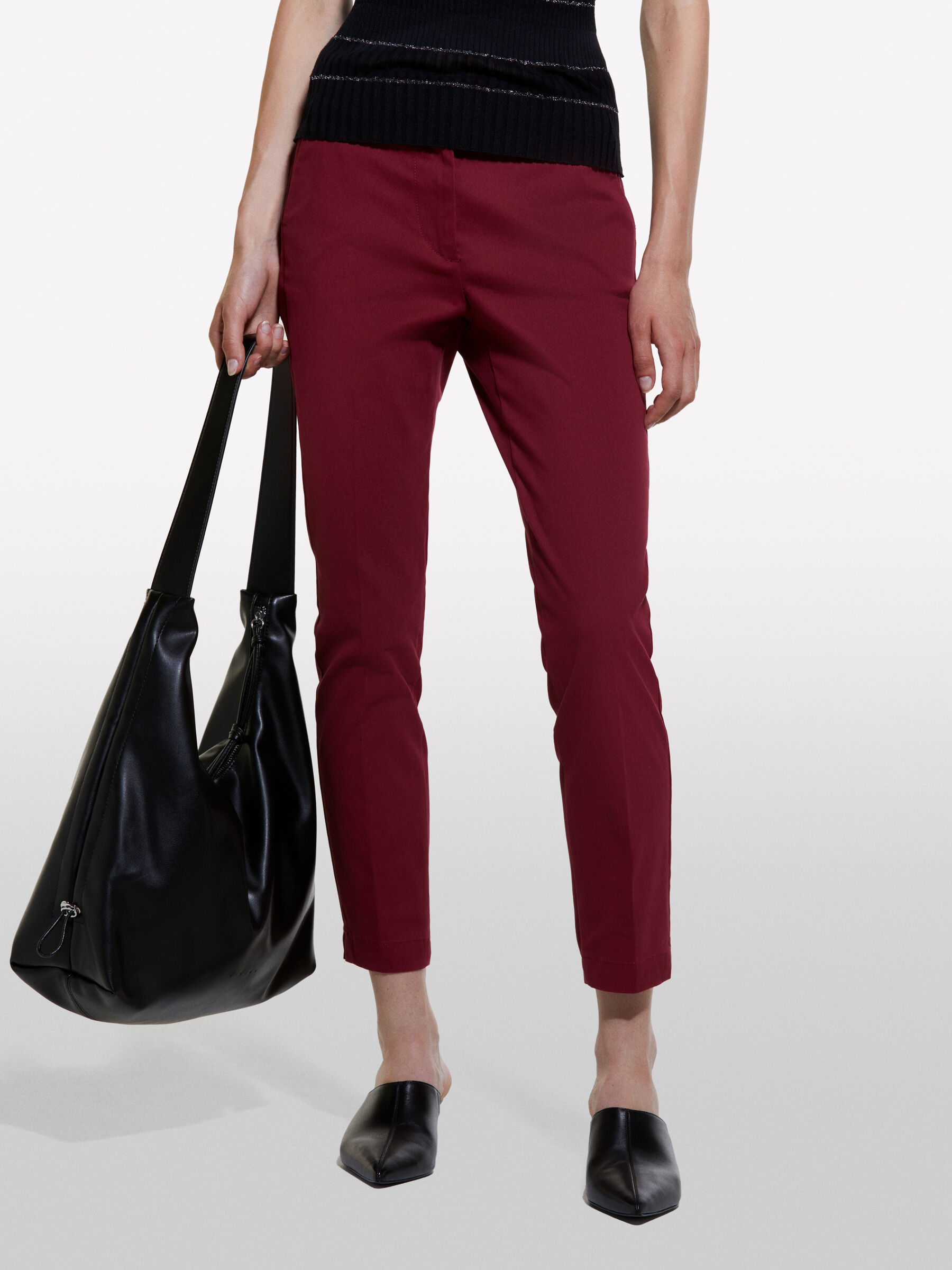 Chino slim fit bordeaux Bordeaux Sisley