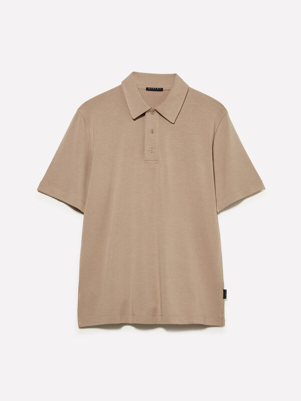 Polo slim fit cammello - polo da uomo | Sisley