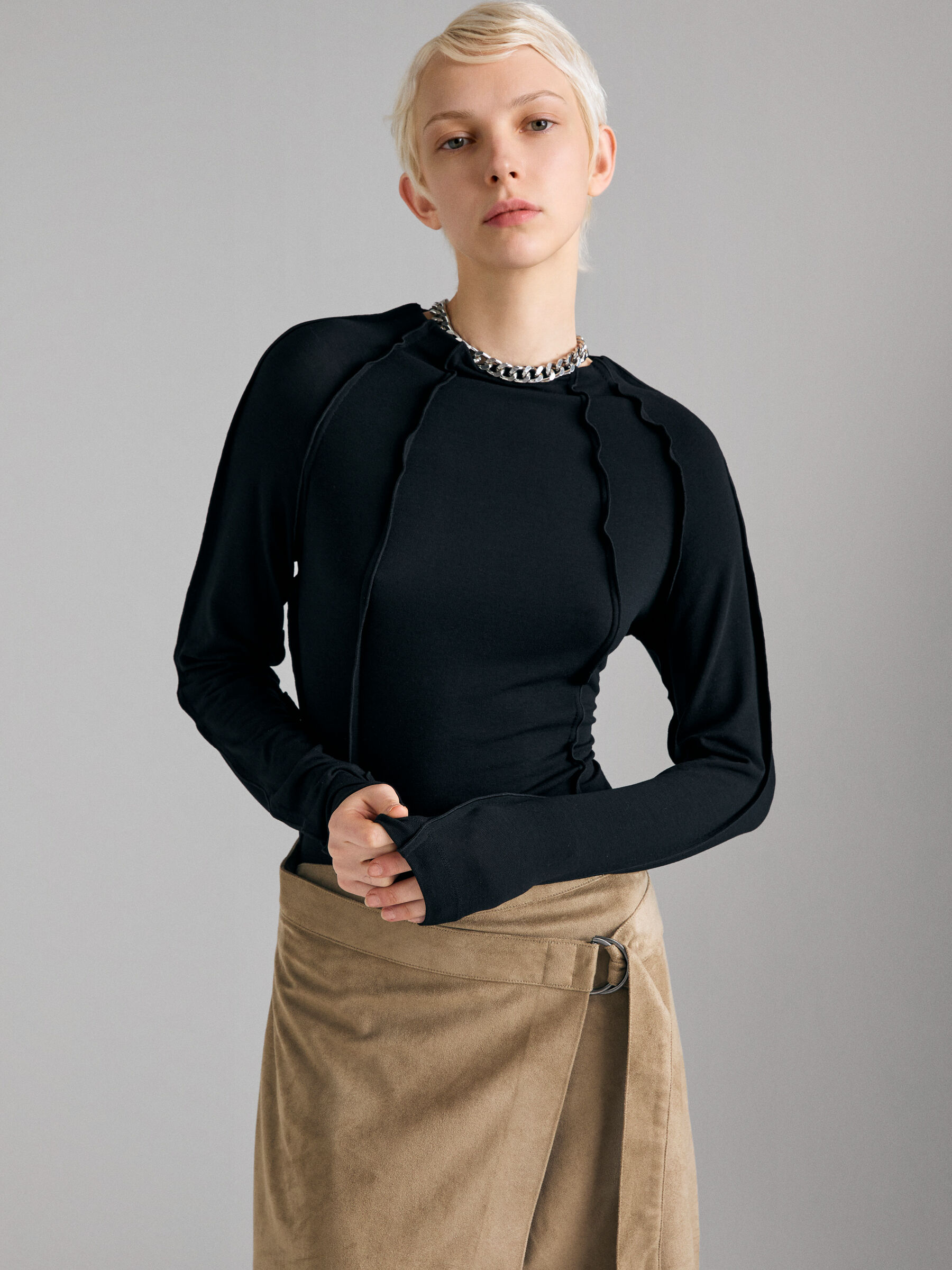 MAGLIA G/C M/L Donna image number null