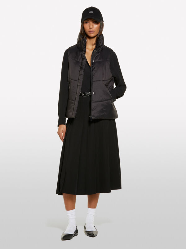 Gilet nero imbottito - gilet e smanicati da donna | Sisley