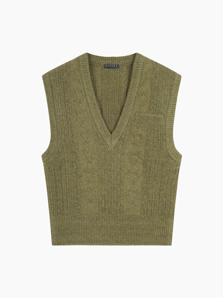 MAGLIA SCOLLO V S/M Donna