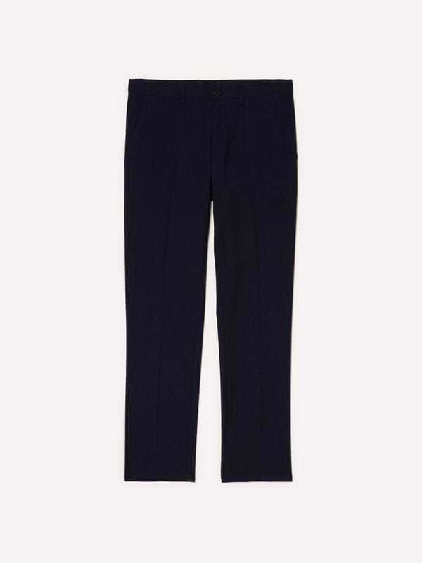 Pantaloni sartoriali blu scuro Pantaloni sartoriali blu scuro - pantaloni slim da uomo | Sisley