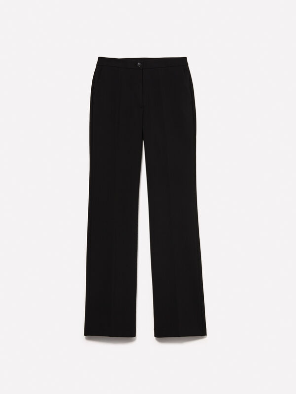 Pantaloni flare fit neri - pantaloni flare da donna | Sisley