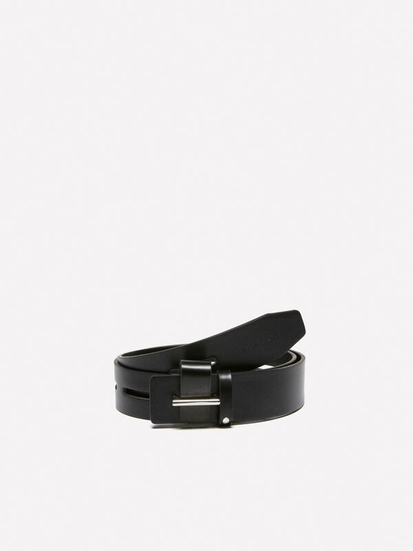 Cintura nera forata - cinture da donna | Sisley