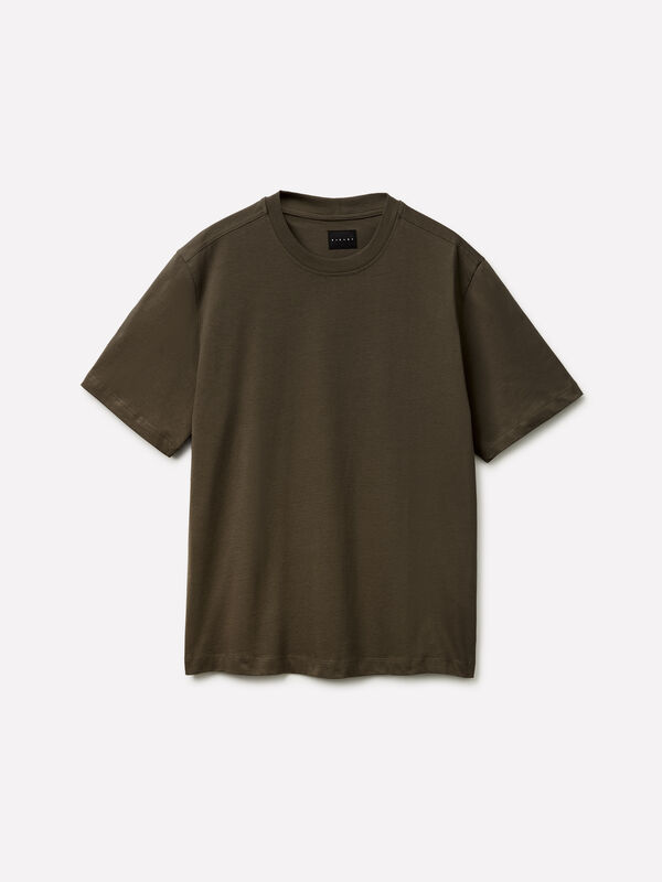 T-shirt girocollo regular fit - t-shirt a manica corta da uomo | Sisley