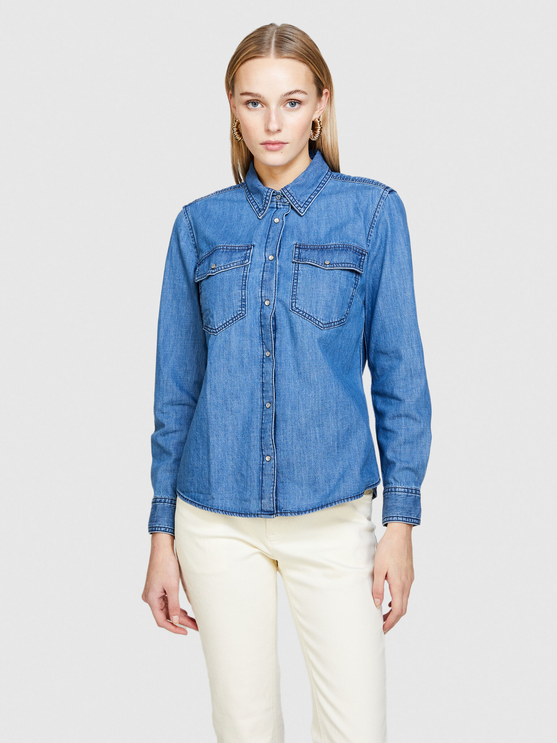 Camicia discount jeans sisley