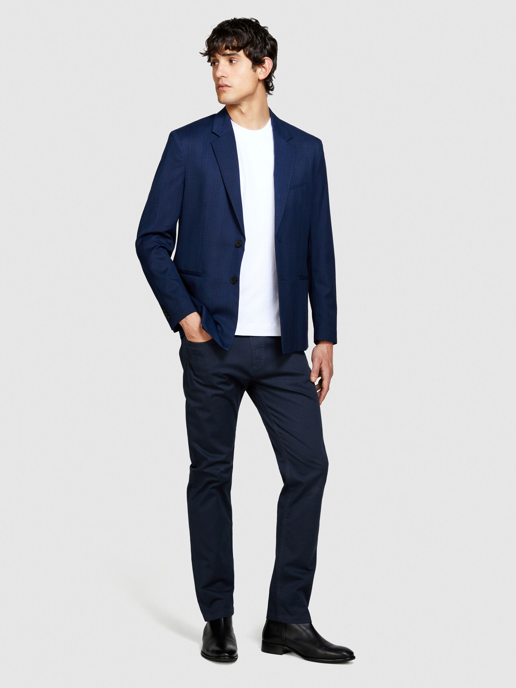 Pantaloni regular fit Blu Scuro Uomo Sisley