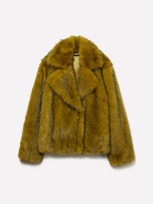 Pelliccia sintetica corta - cappotti da donna | Sisley