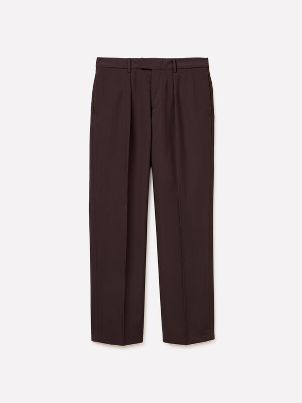 Pantaloni eleganti - pantaloni regular da uomo | Sisley