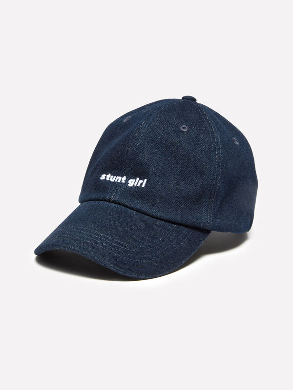 Cappello blu scuro con ricamo - cappelli da donna | Sisley