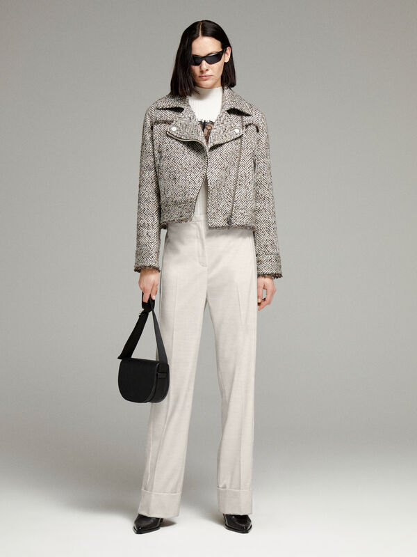 Biker bouclé - giacche e giubbotti da donna | Sisley