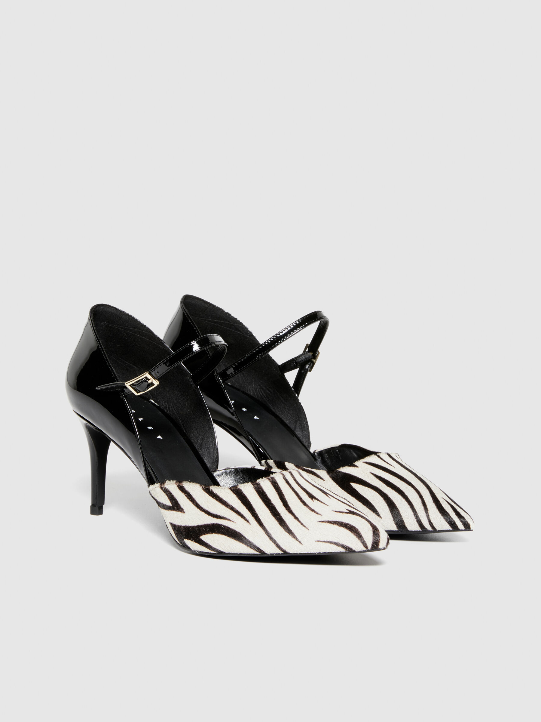 Scarpe zebrate deals con tacco