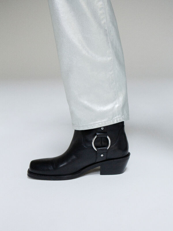 Stivaletti con metal ring - stivali e stivaletti da donna | Sisley