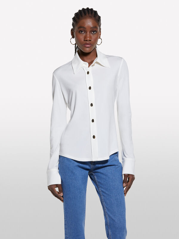 Camicia bianco panna - camicie da donna | Sisley