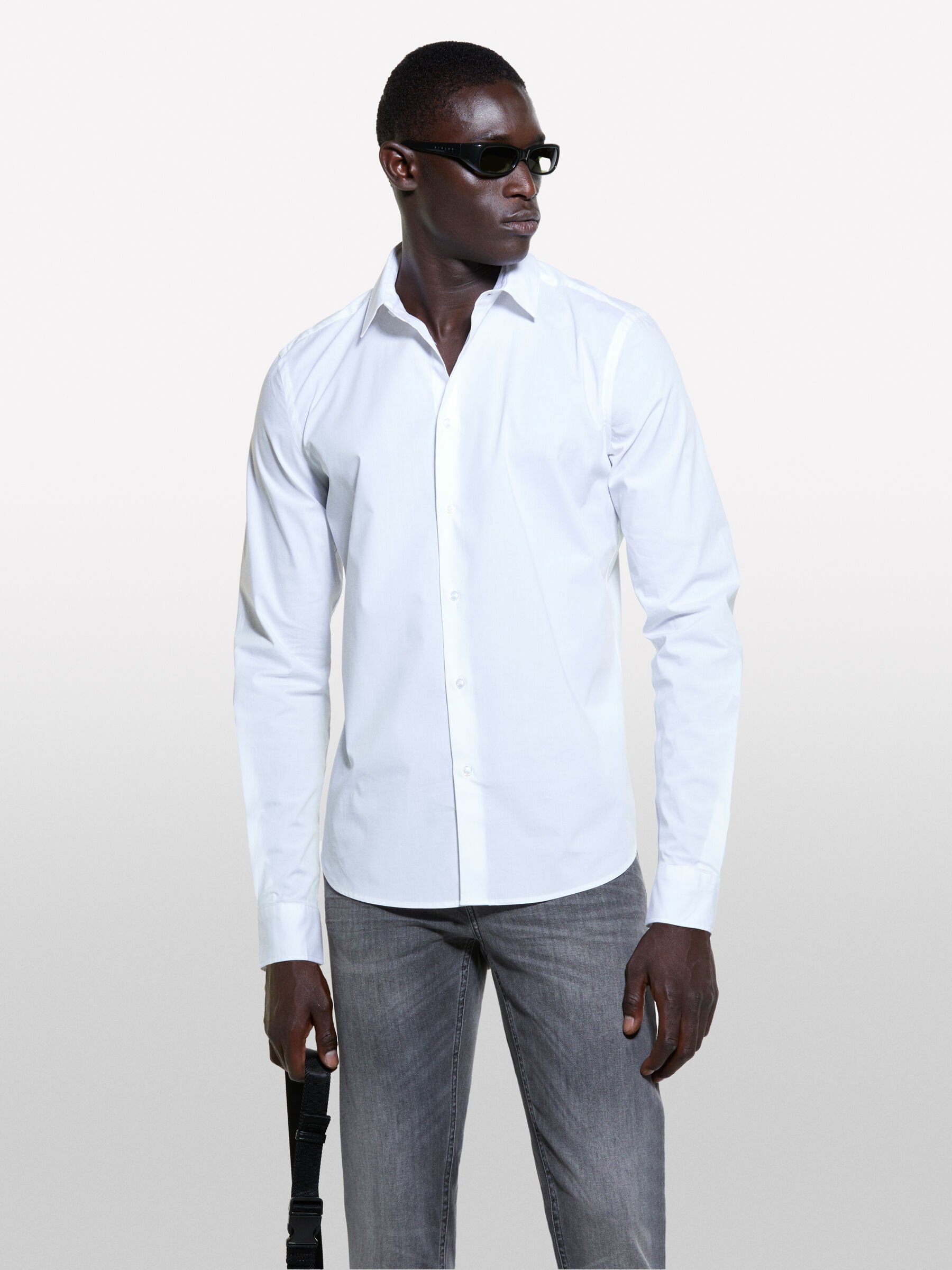 Camicia bianca sisley deals